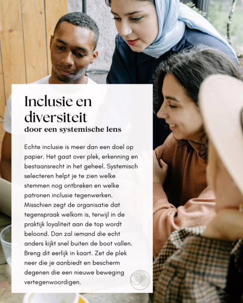 Inclusie en diversiteit door een systemische lens